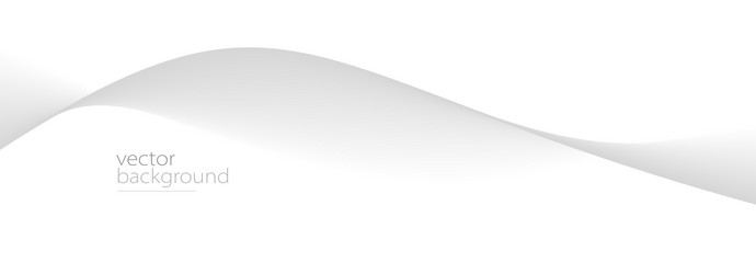 Curve shape flow abstract background in light vector