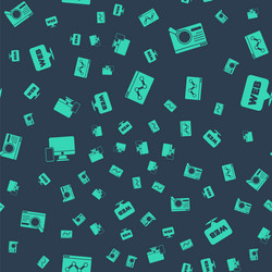 set website statistic ui or ux design monitor vector image