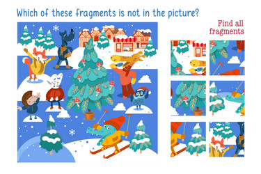 which of these fragments is not in the picture vector image