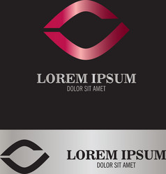 Abstract logo design Royalty Free Vector Image