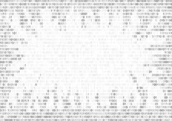 binary code background vector image