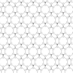 Dotted line geometric seamless pattern Royalty Free Vector