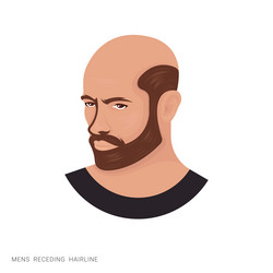 man with haircut vector