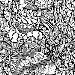 seamless pattern with ethnic elements vector image