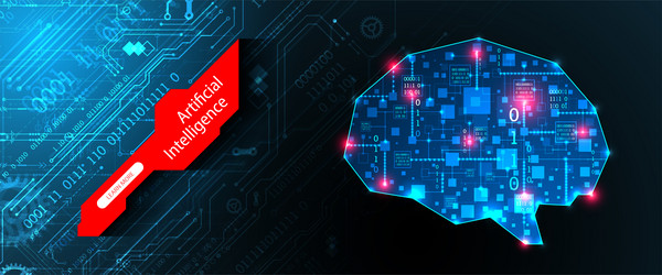 abstract background on the theme of artificial vector image