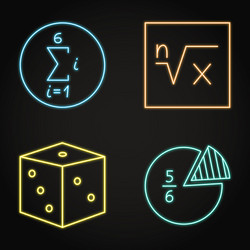 Neon Math Vector Images (over 2,800)