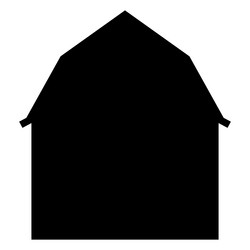 Isolated farm scene with cow Royalty Free Vector Image