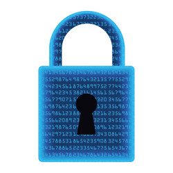 Padlock with binary code vector