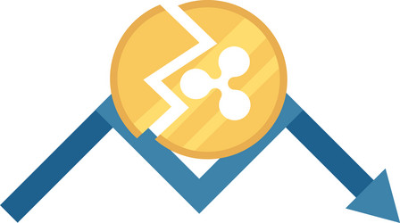 Set of icons with ico blockchain concept vector