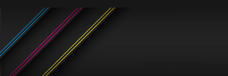 cmyk modern material header with diagonal lines vector image