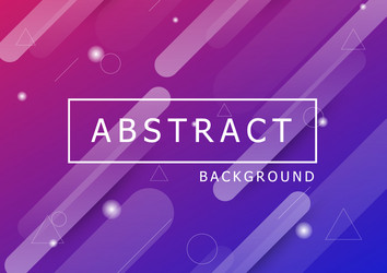 Abstract background with dynamic shapes vector