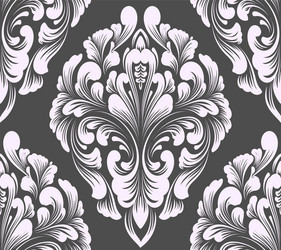 damask seamless pattern element classical vector image