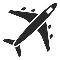 Plane icon airport sign air flight symbol vector