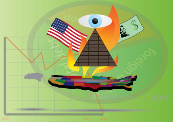 united states economy vector