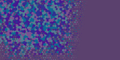 geometric multi size hexagon with color vector image