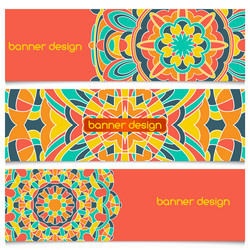 abstract geometric header background vector image