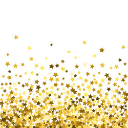 abstract pattern of random falling stars vector image