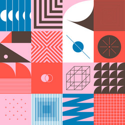 digital design abstract pattern vector image