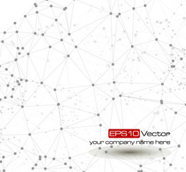Modern Network Connection Background vector image