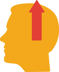motivating icon simple element from soft skills vector image