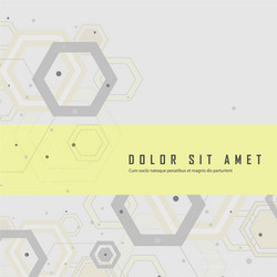 abstract pattern with overlapping hexagons vector image