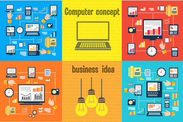 computer for digital computation vector image