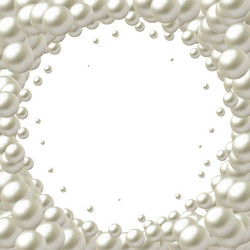 Realistic background of multiple pearls - eps10 vector