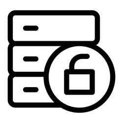 database unlocked attack on information vector image