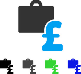 Pound accounting rounded icon Royalty Free Vector Image