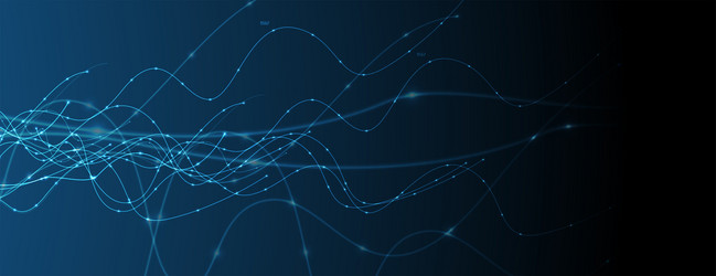 Neural Network Connection vector image