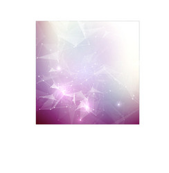 Polygonal Wireframe Mesh Background vector image