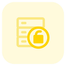 Database unlocked attack on information vector