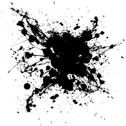 Grunge splatter Royalty Free Vector Image - VectorStock