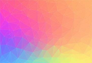 abstract bright color triangle background vector image
