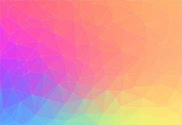 abstract bright color triangle background vector