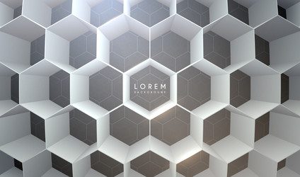 Abstract Hexagonal Pattern vector image