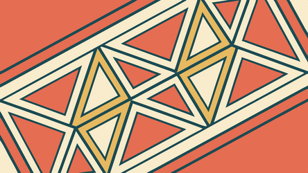 modern geometric triangle grid pattern design vector image
