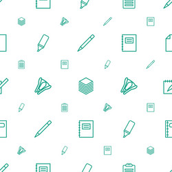 pencil icons pattern seamless white background vector