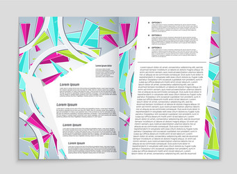 abstract layout background set for art vector image