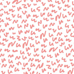 Abstract seamless pattern with squiggles vector