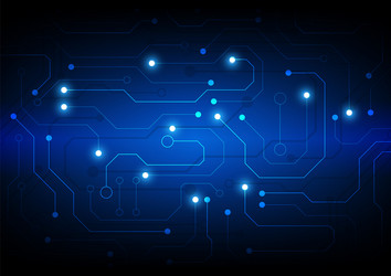 Circuit technology background with hi-tech digital vector