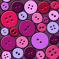 colorful pattern with abstract buttons vector image
