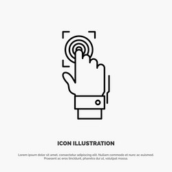 fingerprint identity recognition scan scanner vector image