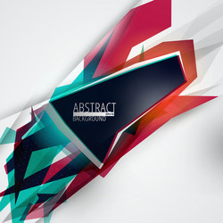 Futuristic abstract lines background vector