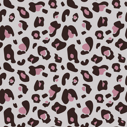 Muted Leopard Print Seamless Pattern vector image
