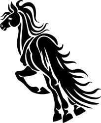 horse in tribal style Vector Image
