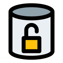 Locked removed from a database or unsecure vector