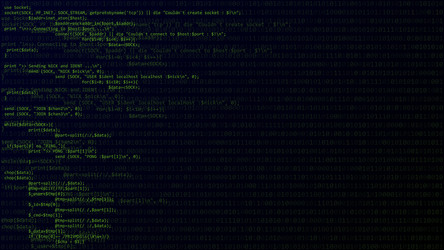 abstract background with program code vector image