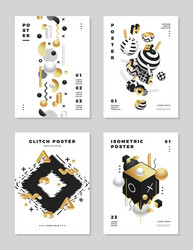 modern abstract clean golden cover design vector image