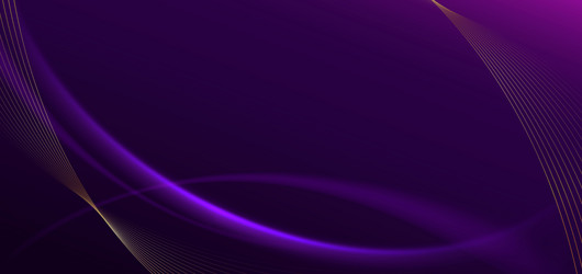 abstract curved purple shape on dark vector